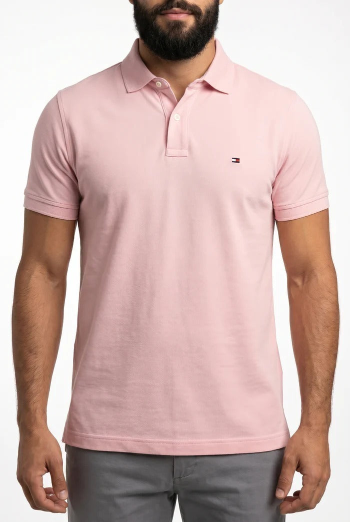 Camisa Gola Polo TH Masculina Coupe Sur Ivy - Rosa