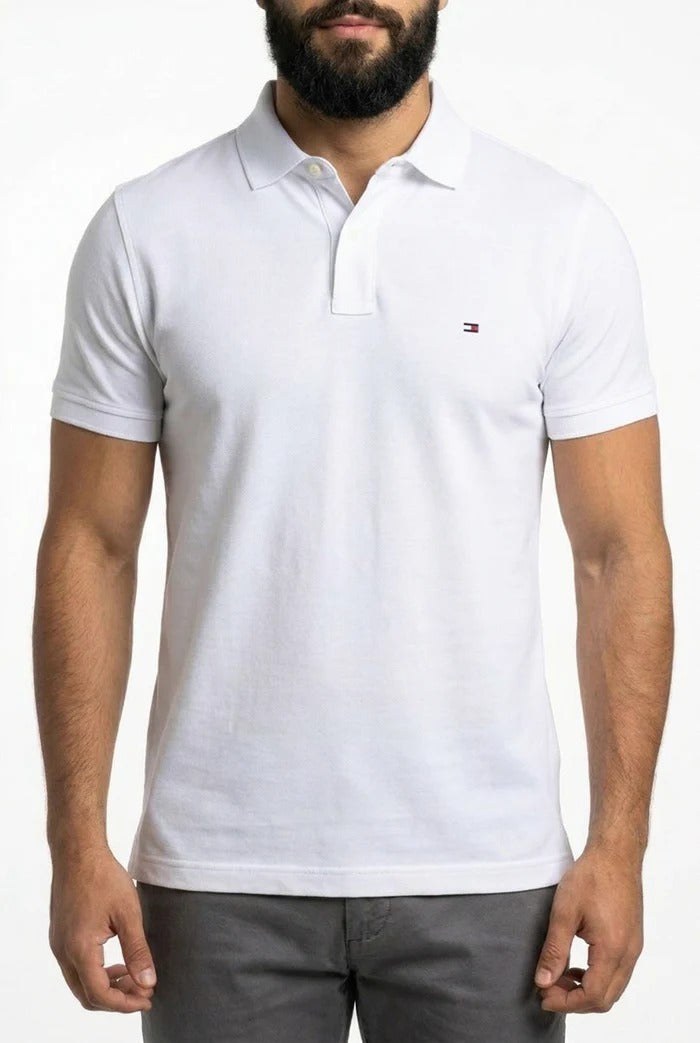 Camisa Gola Polo TH Masculina Coupe Sur Ivy - Branca
