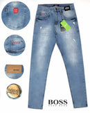 Calça Jeans Premium Hugo Boss - Azul Claro