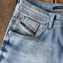 CALÇA JEANS PREMIUM DIESEL - AZUL CLARO ACINZENTADA