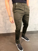 CALÇA ALF. VIENA AJUSTE CATRACA CENTRAL H VERDE MILITAR