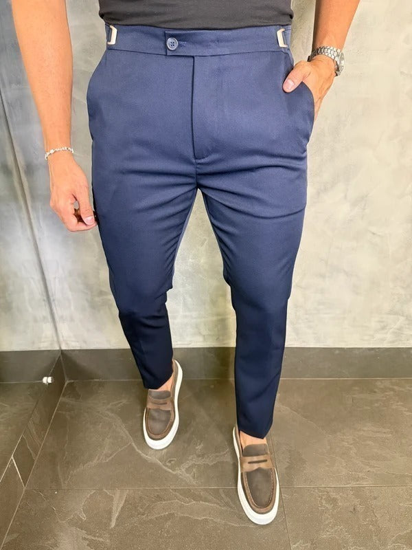 CALÇA ALF. VIENA AJUSTE CATRACA CENTRAL H MARINHO