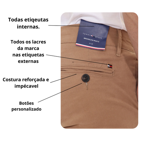 Calça S. Ralph Lauren Slim Fit - Azul Forte