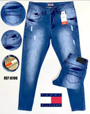 Calça Jeans Premium T. Halfinger - Azul Escovado