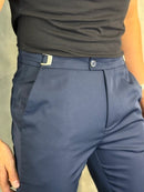 CALÇA ALF. VIENA AJUSTE CATRACA CENTRAL H MARINHO