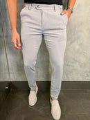 CALÇA ALF ATENAS AJUSTE FIVELA CENTRAL H CINZA