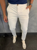 CALÇA ALF. MÔNACO AJUSTE CATRACA CENTRAL H AREIA