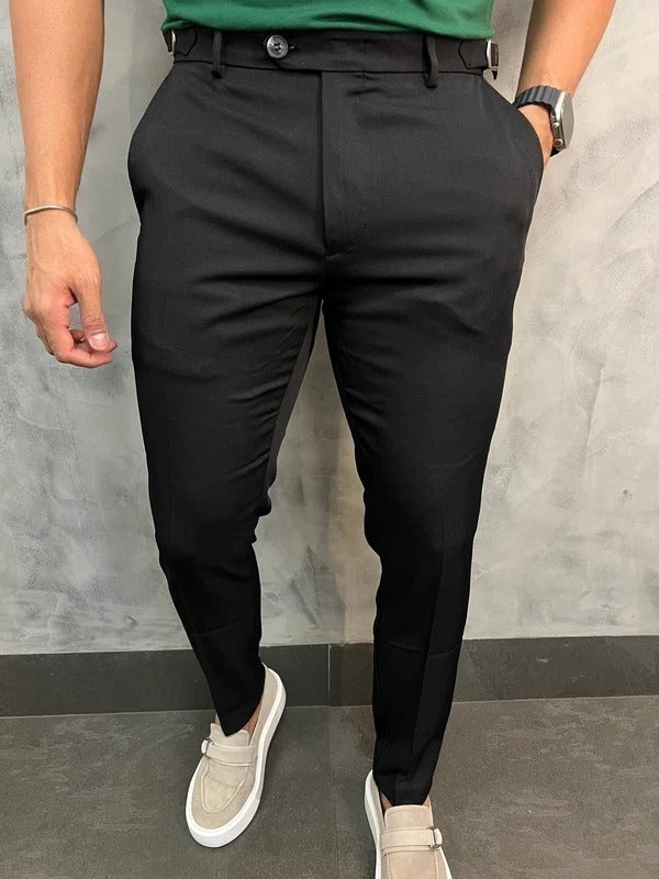 CALÇA ALFAIATARIA VERONA AJUSTE LATERAL CENTRAL H PRETO