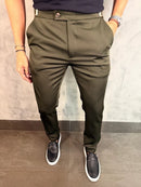 CALÇA ALF. VIENA AJUSTE CATRACA CENTRAL H VERDE MILITAR
