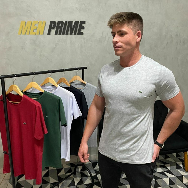 Camiseta Premium L - Cinza