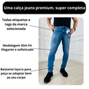 Calça Jeans Premium Lacoste - Azul Acinzentada