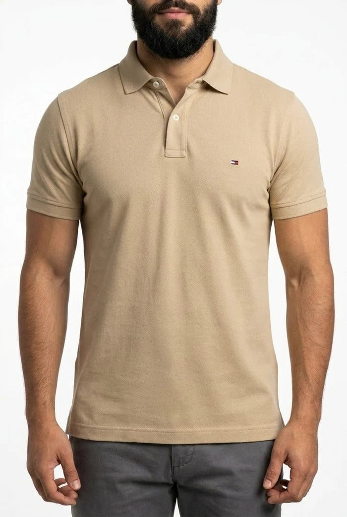 Camisa Gola Polo TH Masculina Coupe Sur Ivy - Cáqui