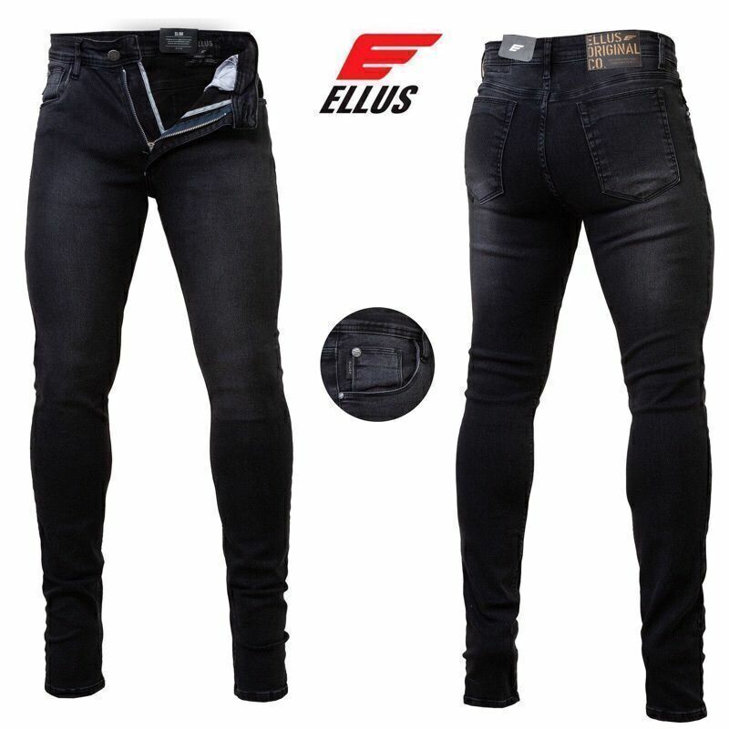 Calça Jeans Premium Ellus - Preta Acinzentada