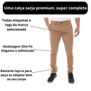 Calça Sarja R. Lauren Slim Fit - Preto