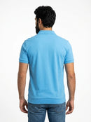 Camisa Gola Polo Boss | Boss Monochrome - Azul Bebê