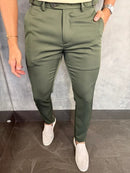 CALÇA ALF. VERONA AJUSTE LATERAL CENTRAL H VERDE MILITAR
