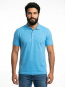 Camisa Gola Polo Boss | Boss Monochrome - Azul Bebê
