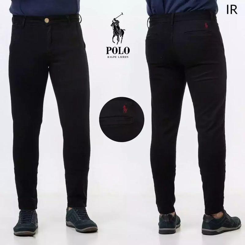 Calça Sarja R. Lauren Slim Fit - Preto