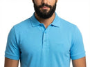 Camisa Gola Polo Boss | Boss Monochrome - Azul Bebê