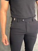 CALÇA ALF ATENAS AJUSTE FIVELA CENTRAL H PRETO