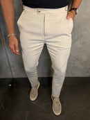 CALÇA ALF. VIENA AJUSTE CATRACA CENTRAL H AREIA